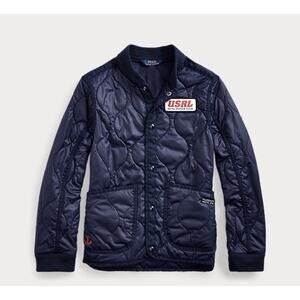 Polo Ralph Lauren | Boys USRL Naval Quilted Jacket Classic Navy Nautical- 16 Y